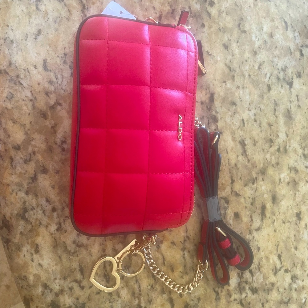 Aldo brand new red cross body bag.